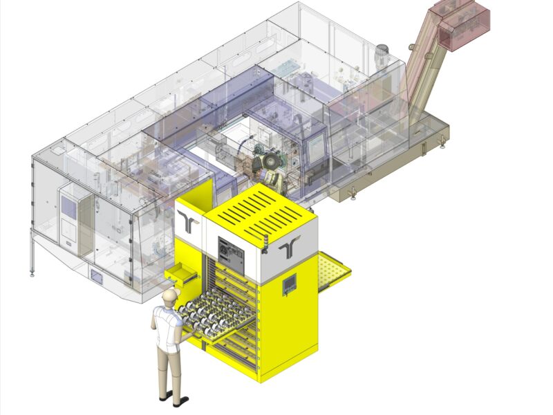 Sistema automatico di asservimento macchine CNC - Taurus Automation